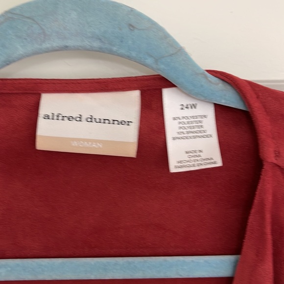 Alfred Dunner faux suede jacket 24W - Picture 2 of 3